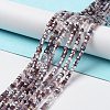 Gradient Color Electroplate Glass Bead Strands GLAA-E042-05-B10-2