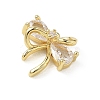 Brass Micro Pave Cubic Zirconia Charms KK-A300-01G-06-2