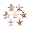 Two Tone Opaque Plastic Pendants KY-N025-50-1