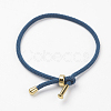Cotton Twisted Cord Bracelet Making X-MAK-L012-07-1
