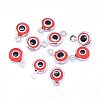Handmade Evil Eye Lampwork Charms KK-F764-13P-02-2