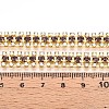 Iron Rhinestone Cup Chains CH-T006-04G-05-3