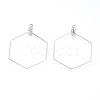 Non-Tarnish 304 Stainless Steel Pendants STAS-L232-104P-1