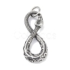 316 Surgical Stainless Steel Pendants STAS-E212-25C-AS-1