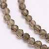 Natural Smoky Quartz Beads Strands G-F509-24-3mm-3