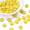 Opaque Acrylic Flower Beads X-SACR-R821-06-3