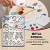 BBQ Daily Theme Custom Stainless Steel Metal Stencils DIY-WH0289-053-4