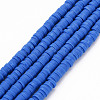 Handmade Polymer Clay Bead Strands X-CLAY-T002-4mm-67-1