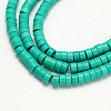 Synthetic Turquoise Beads Strands X-TURQ-G110-5x3mm-09-1