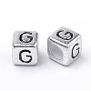Plated Acrylic Beads PB43C9308-G-01-2