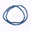 Electroplate Glass Bead Strands EGLA-R080-4mm-M-2