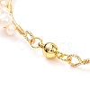 Natural Pearl Braided Bangle for Teen Girl Women BJEW-JB06828-5