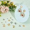 20Pcs 10 Style 304 Stainless Steel Stud Earring Findings STAS-UN0054-86-2