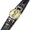 Braided Leather Cord Retro Multi-strand Bracelets BJEW-L616-20C-4