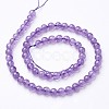 Natural Amethyst Beads Strand X-GSR6mmC062-4