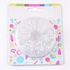 1Box ABS Plastic Imitation Pearl Dome Cabochons SACR-JP0001-09-3