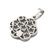 304 Stainless Steel Pendants STAS-F313-14P-2