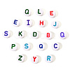 Opaque White Acrylic Beads SACR-YW0001-23E-7