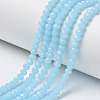 Glass Beads Strands EGLA-A034-J2mm-D04-1