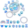 DIY Mixed Style Acrylic Beads Jewelry Making Finding Kits DIY-SC0026-37-1