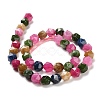 Natural Dyed White Jade Beads Strands G-F753-03-3