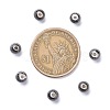 Fancy Antiqued Glazed Porcelain Beads PORC-M838-1-7