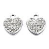 Alloy Rhinestone Pendants PALLOY-S133-003P-2