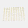Electroplate Natural Druzy Crystal Cabochons G-L047-8mm-05-2