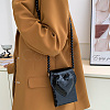 Black Plastic Imitation Pearl Round Beaded Bag Handles FIND-WH0127-22F-3