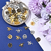 48Pcs 6 Styles Tibetan Style Alloy Pendants FIND-YW0007-25-5