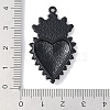 Rack Plating Alloy Enamel Pendants PALLOY-F018-30EB-02-3