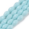 Opaque Solid Color Beads Strands EGLA-N013-P8mm-D11-1