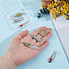 6Pcs 3 Styles Tibetan Style Alloy Pendants FIND-GF0009-11-3