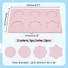 2Pcs 2 Colors Wax Particles Silicone Fixator DIY-NB0010-22B-2