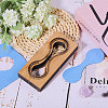 Rectangle Wooden & Carbon Steel Leather Die Cutting Mold DIY-WH0622-220-5