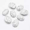 Synthetic Howlite Cabochons G-P215-10-13x18mm-2