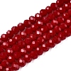 Opaque Solid Color Imitation Jade Glass Beads Strands LS-EGLA-A044-P4mm-D02-1