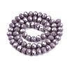 Electroplate Glass Beads Strands EGLA-A044-P8mm-A13-3