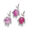 Natural & Synthetic Mixed Stone Pendants G-L512-A-2