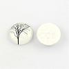 Glass Cabochons GGLA-Q041-25mm-DM-2