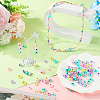 120Pcs 5 Styles Handmade Evil Eye Lampwork Beads Strands LAMP-TA0001-50-7
