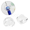 Transparent Acrylic Bead Cone OACR-A023-01B-1
