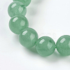 Natural Green Aventurine Beads Strands G-G099-10mm-17-3