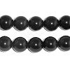 Natural Obsidian Bead Strands GSR6mmC132-1