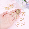 12Pcs Brass Toggle Clasps KK-BBC0025-29-3
