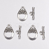 Tibetan Style Toggle Clasps AC2014-1