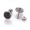 304 Stainless Steel Earlobe Plugs EJEW-F227-20P-A-3