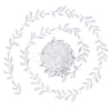 Polyester Lace Leaf Ribbon OCOR-WH0082-514A-1