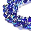Electroplate Glass Beads Strands EGLA-D030-17C-3