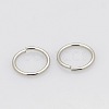 Tarnish Resistant 304 Stainless Steel Saw Cut Open Jump Rings STAS-N015-04-10x0.8mm-1